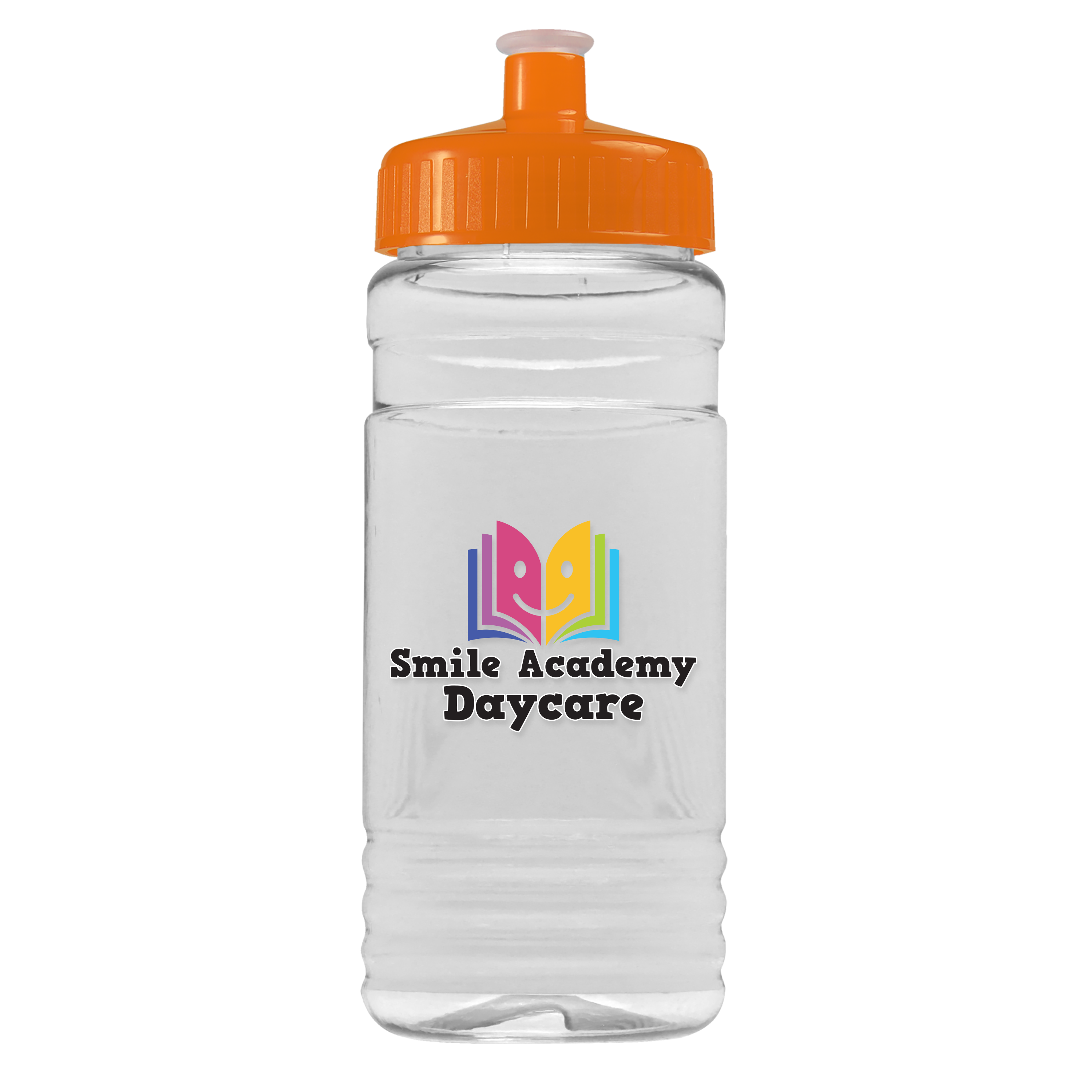 Clear Bottle with Push-Pull Lid - 20 oz.